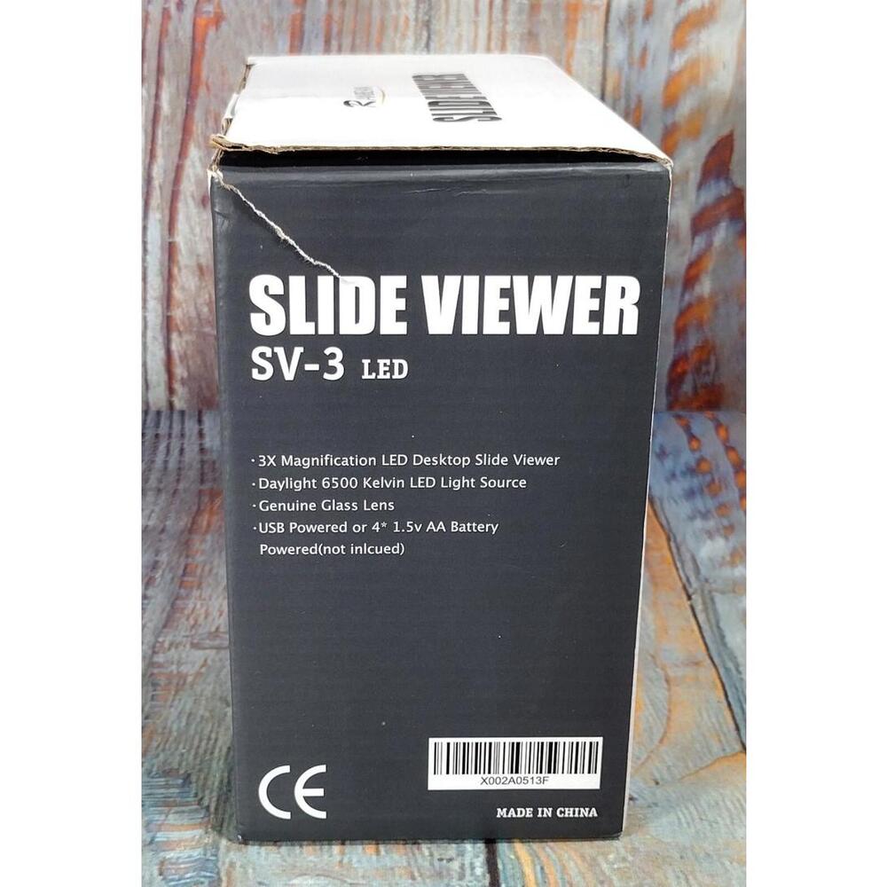 SV-3 LED Slide Viewer with‎ 3X Magnification and LED Daylight - Picture 4 of 16